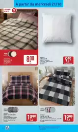 Catalogue ALDI semaine 43 page 32: HOME CREATION COUVERTURE €8,00, NOVITESSE PARURE DE LIT POLAIRE €19,99