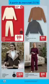 Catalogue ALDI semaine 43 page 34: UP 2 FASHION ENSEMBLE D'INTÉRIEUR €9,99, UP 2 FASHION® PYJAMA €9,00