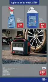 Catalogue ALDI semaine 43 page 39: RIDE+GO DÉGIVREUR DE PARE-BRISE €2,99, RIDE+GO LAVE GLACE €4,99