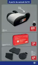 Catalogue ALDI semaine 43 page 41: RIDE+60° COUSSIN POUR VOITURE €6,99, WALSER KFZ-Verbandtasche €3,99