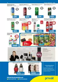PRIVÁT akciós újság hét 42 Oldal 4: Borotalco deo €1.199,00, Schwarzkopf Creme Supreme hajfesték €2.699,00