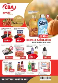 PRIVÁT akciós újság hét 42 Oldal 1: Queen szénsavas üdítő €499,00, Cba piros füstölt bfi €199,00