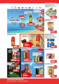 PRIVÁT akciós újság hét 42 Oldal 4: Privat pastetom €269,00, Bravos őrült kávé €4.599,00