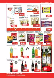PRIVÁT akciós újság hét 42 Oldal 6: Canada dry schweppes €599,00, Csoko likör €1.699,00