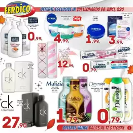 Volantino Ferdico Pagina 3: Neutro derma Latte di mandorla €0,99, Nivea crema viso €4,99