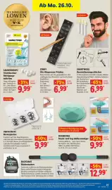 Lidl Prospekt woche 44 Seite 13: VENTICROSS Nasenspreizer €9,99, DEKADOME Druck- und Sog-Abflussreiniger €9,99