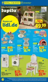 Lidl Prospekt woche 44 Seite 14: LUPILU Spielzeug-Kühlschrank/-Waschmaschine €19,99, LUPILU Schminktisch €39,99