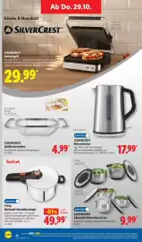 Lidl Prospekt woche 44 Seite 18: SILVERCREST Edelstahl-Rührschüssel-Set €9,99, SILVERCREST Wasserkocher €17,99