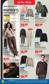 Lidl Prospekt woche 44 Seite 26: ESMARA MEN [2] Premium-Kaschmir-Seiden-Pullover €39,99