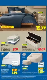 Lidl Prospekt woche 44 Seite 5: LIVARNO Polsterbank €44,99, HOME DELUXE Sitzsack €159,00