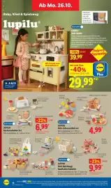 Lidl Prospekt woche 44 Seite 6: LUPILU Holz-Spielzeug/Kaufladen-Zubehör €9,99