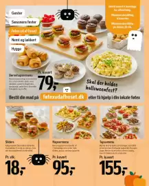 Føtex tilbudsavis uge 42 Side 25: Sliders €18,00, Hapsermenu €95,00