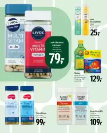 Føtex tilbudsavis uge 42 Side 47: Livol vitaminer/ mineraler €79,00, Longo Vital +10% €109,00