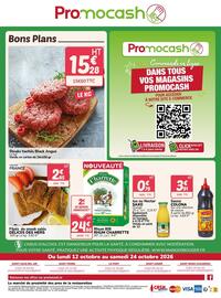 Catalogue Promocash page 16: DELICES DES MERS Fillets de snoek salés €2,85, Black Angus Steaks hachés €15,28