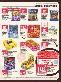 Catalogue Promocash page 3: Fanta - mentos roll €0,55, Haribo - fraises tagada €14,65