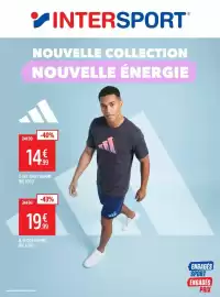 Catalogue Intersport page 1: Adidas TEE-SHIRT HOMME BIG LOGO €14,99