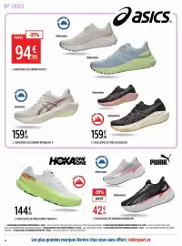 Catalogue Intersport page 12: ASICS CHAUSSURES DE TRAIL BLAZE BLAST €159,99, ASICS CHAUSSURES DE RUNNING NOVABLAST 6 €159,99