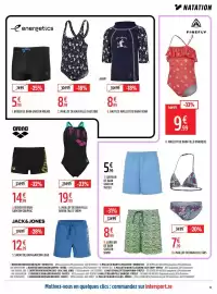 Catalogue Intersport page 13: FIONA Haut de maillot de bain €8,99, ARENA MAILLOT DE BAIN FILLE €19,99