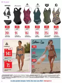 Catalogue Intersport page 14: FIREFLY MAILLOT DE BAIN FEMME BEILA €16,99, Arena MAILLOT DE BAIN FEMME GRAPHIC €25,99