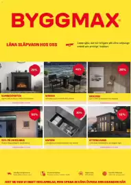 Byggmax reklamblad Sida 1: Hafsen badrumsartiklar, Attefallshus