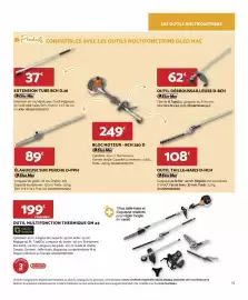 Catalogue Bricomarché page 17: Outil débroussailleuse d-bch €62,00, Oregon - outil multifonction thermique oh 43 €199,00