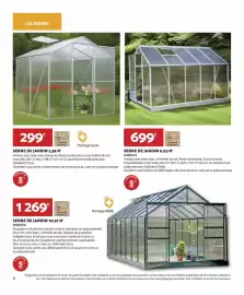 Catalogue Bricomarché page 8: Facile - serre de jardin 2.39 m €299,00, Facile - serre de jardin 10.27 m €1.269,00