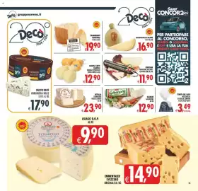 Volantino Deco Maxistore Pagina 16: Emmentaler svizzero originale €14,90, Galbanone l'Originale €12,90