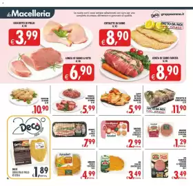 Volantino Deco Maxistore Pagina 17: Avimecc rollè di pollo €7,99, Polpette ripiene con prosciutto e formaggio Amadori €2,99