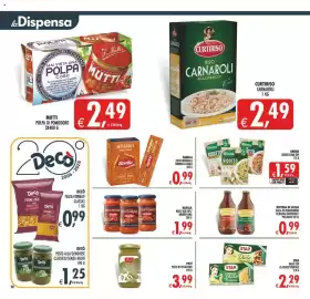 Volantino Deco Maxistore Pagina 21: Curtiriso Carnaroli €2,49, Barilla pasta integrale €0,99