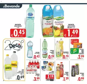 Volantino Deco Maxistore Pagina 27: Santal succo di frutta €1,19, San Benedetto bibite vari gusti €0,79