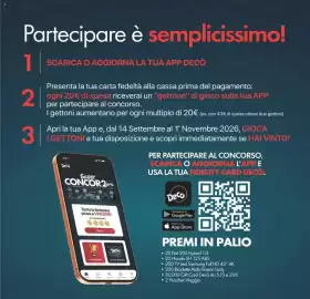 Volantino Deco Maxistore Pagina 3: = Partecipare è semplicissimo! 1 SCARICA O AGGIORNA LA TUA APP DECÒ Presenta la tua carta