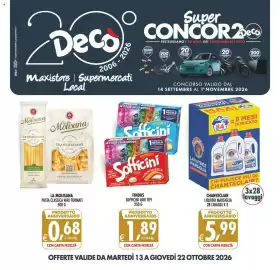 Volantino Decò Local Pagina 1: Chanteclair liquido marsiglia €5,99, La Molisana Pasta Classica €0,68