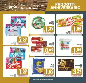 Volantino Decò Local Pagina 5: Yomo yogurt intero senza zuccheri €0,69, Sofficini vari tipi Findus €1,89