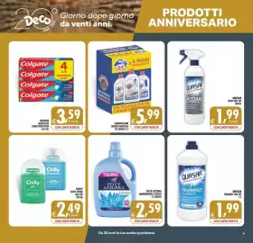 Volantino Decò Local Pagina 9: Felce Azzurra Ammorbidente Classico €2,59, Chanteclair liquido marsiglia €5,99