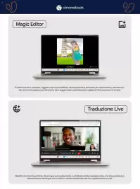 Volantino Unieuro Pagina 6: Magic Editor chromebook Cancela Det 12:30 ୭ Ti basta toccare o cerchiare l'oggetto che vuoi