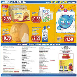 Volantino Paghi Poco Pagina 20: Fette Dorate Mulino Bianco €2,99, Latte P. S. BRIO €0,65