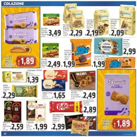 Volantino Paghi Poco Pagina 10: Tavolette Ferrero Raffaello, Rocher vari tipi €1,99, Fisarmoniche Cereali Cioccolato €2,09