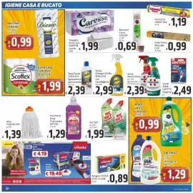 Volantino Paghi Poco Pagina 18: WC NET Profumoso gel €1,99, Tovaglioli Monovelo Caresse €1,99