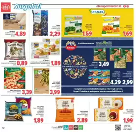 Volantino Eté Pagina 12: Punte di asparagi €3,99, Petrucchi Funghi Misti Porcini €0,89