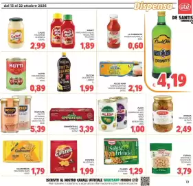 Volantino Eté Pagina 19: Riomare filetti di tonno naturale €5,39, Alisa olive denocciolate verdi €1,00