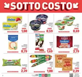 Volantino Eté Pagina 2: Mio yogurt vari gusti €1,00, Muller Passione Greca €0,59