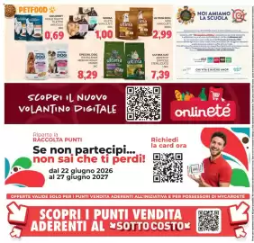 Volantino Eté Pagina 24: Sheba filets vari gusti €1,00, Ultima dog mini €2,99