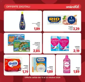 Volantino Eté Pagina 27: Valfrutta I triangolini succo di frutta albicocca pera pesca €2,85, Riomare tonno al naturale €3,29