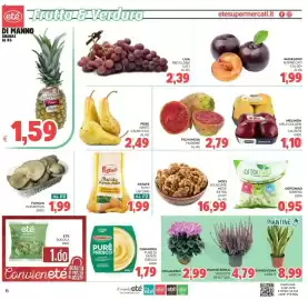 Volantino Eté Pagina 6: Ortomad iceberg €0,95, Melinda mele golden red €1,10
