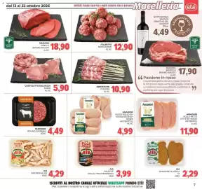Volantino Eté Pagina 7: Arrosticini di suino €10,90, Amadori fusì di pollo 10+ €4,99