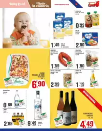 Volantino Conté Supermercati Pagina 9: Bongenus Salsiccia Curva €1,59, Mellin Biscotto €2,90