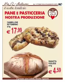 Volantino Centro Oceano settimana 42 Pagina 20: Pagnotta Pugliese €4,59, Ciambellone settembrino €17,99
