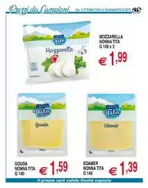 Volantino Centro Oceano settimana 42 Pagina 28: Edamer Nonna Tita €1,39, Gouda Nonna Tita €1,59