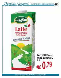 Volantino Centro Oceano settimana 42 Pagina 40: Latte Tre Valli Parz. Sremato €0,79