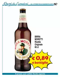 Volantino Centro Oceano settimana 42 Pagina 52: Birra Moretti Ricetta Originale €0,89